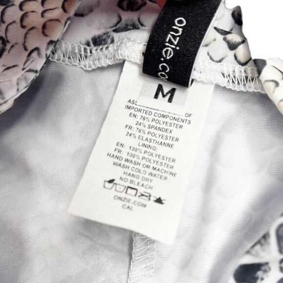 ONZIE Snake Print High Waist Biker Shorts - Picture 4 of 6